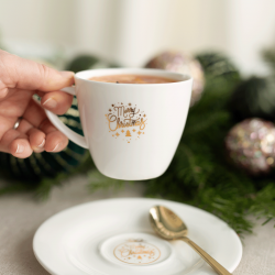 Ceașcă de cafea 250 ml - Premium Platinum Line Merry Christmas