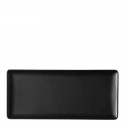 Farfurie de servire 24 x 13 cm - Basic black mat