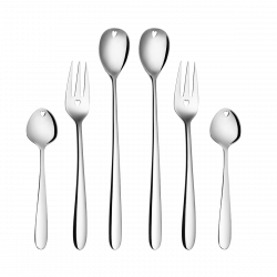 Set cadou cu inimă 6 buc - Love Cutlery