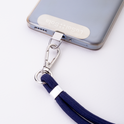 Lanyard pentru telefonul mobil cu logo-ul Lusol::Sola, roz